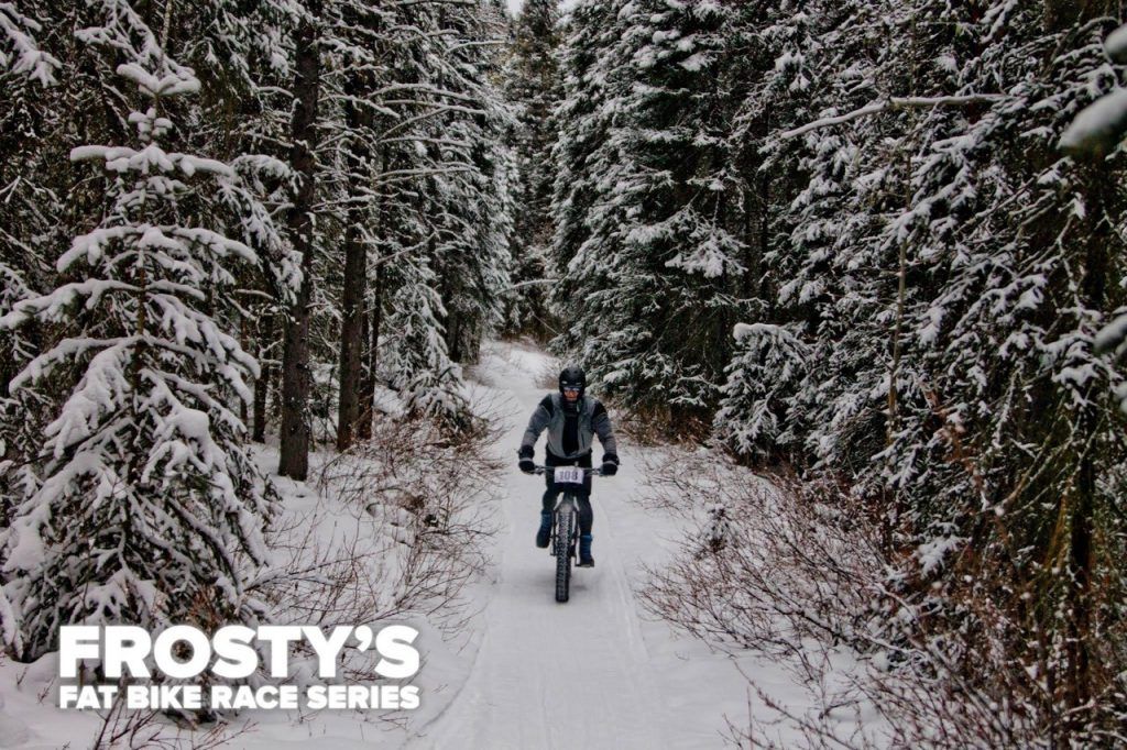 frosty's fat bike race in Jasper 2017