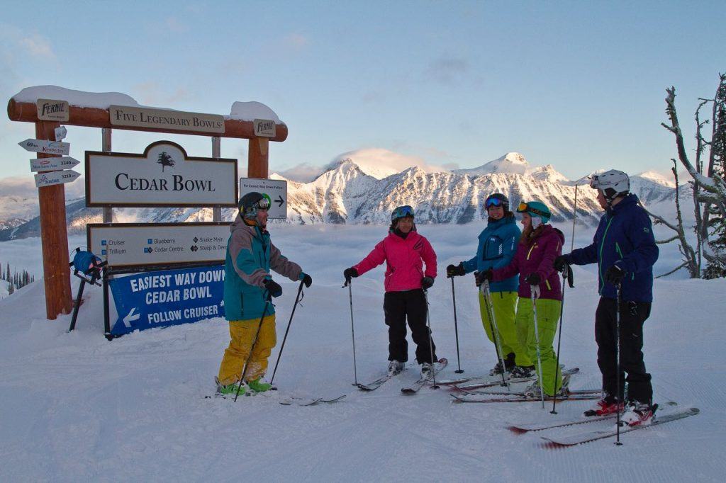 Cedar Bowl Fernie Alpine Resort. Photo by Henry Georgi