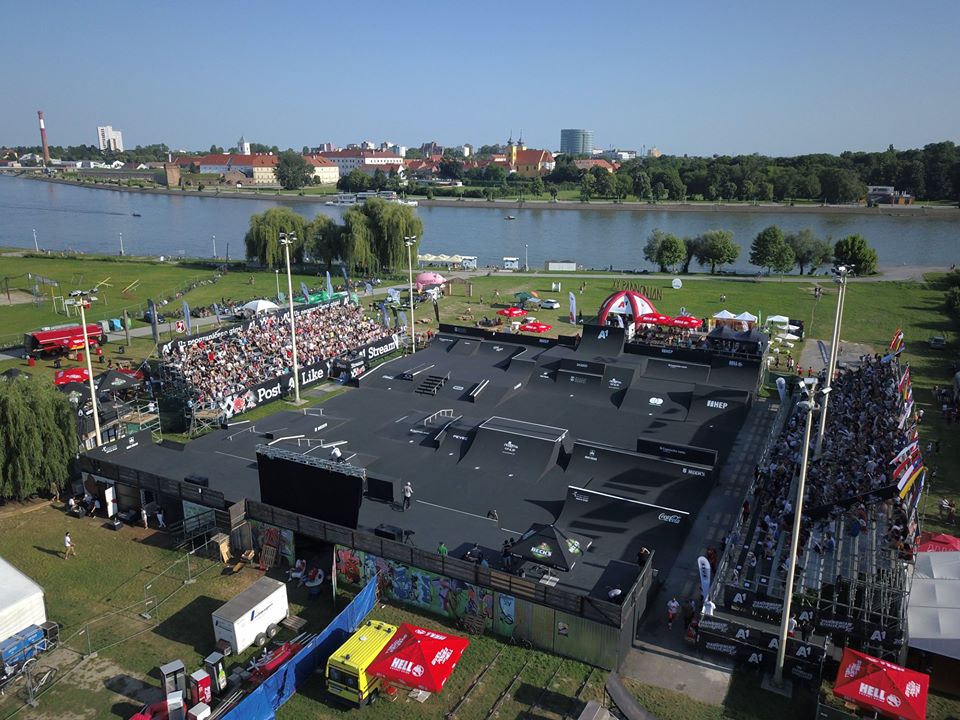 Pannonian Challenge Course BMX and skateboarding event in Croatia