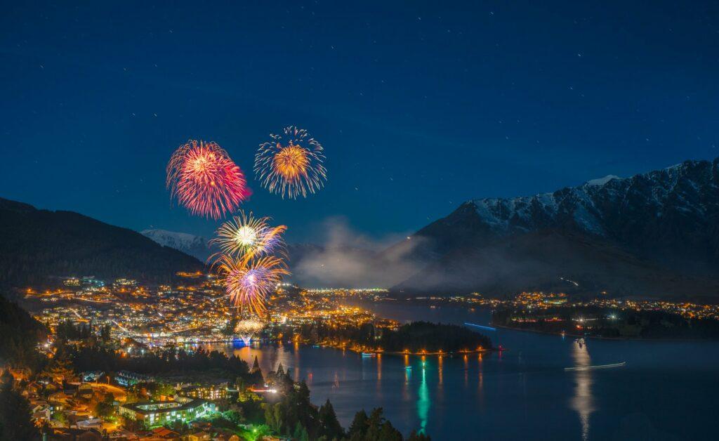 firework in Queenstown