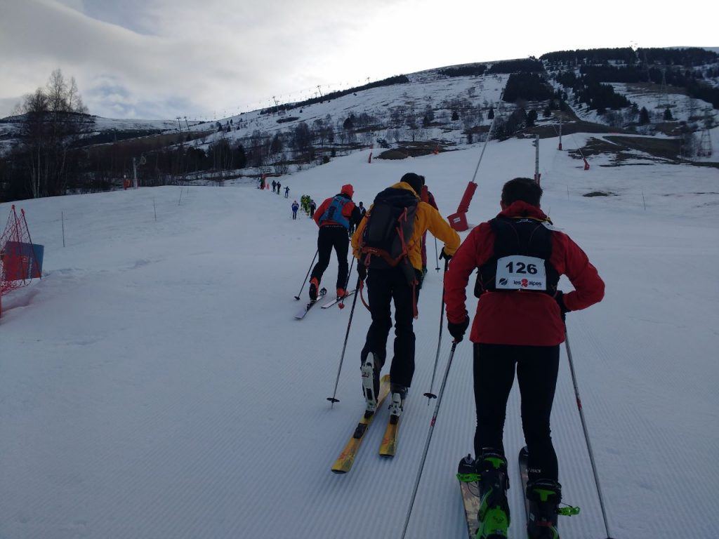 endurance events ski touring in defi vertical