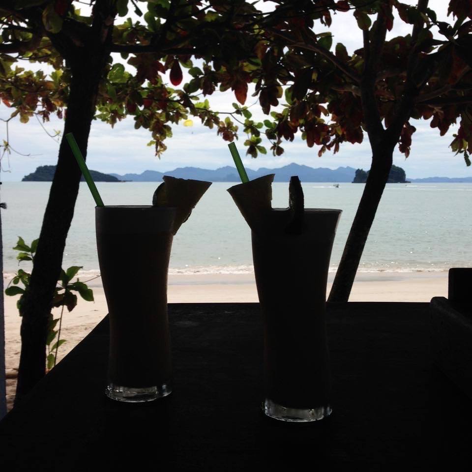 drink on the beach at langkawi