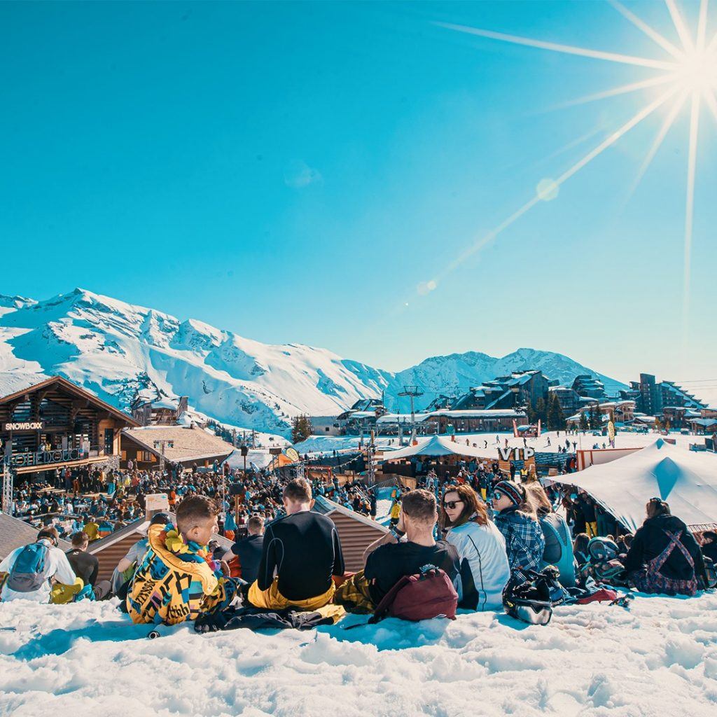 beautiful Avoriaz in the sun