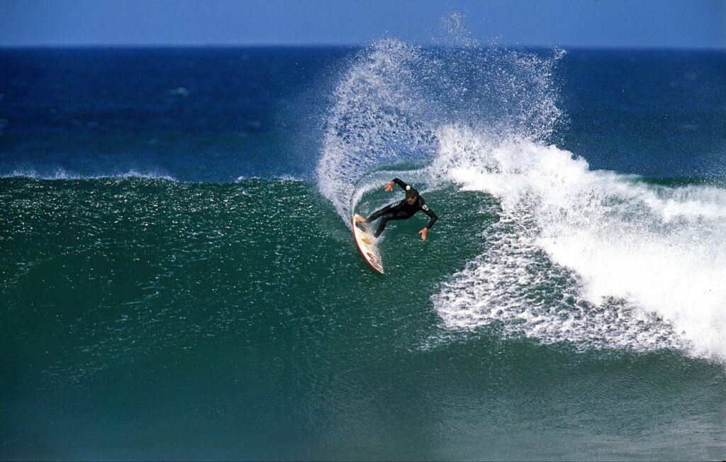 surfer at Bell Beach 