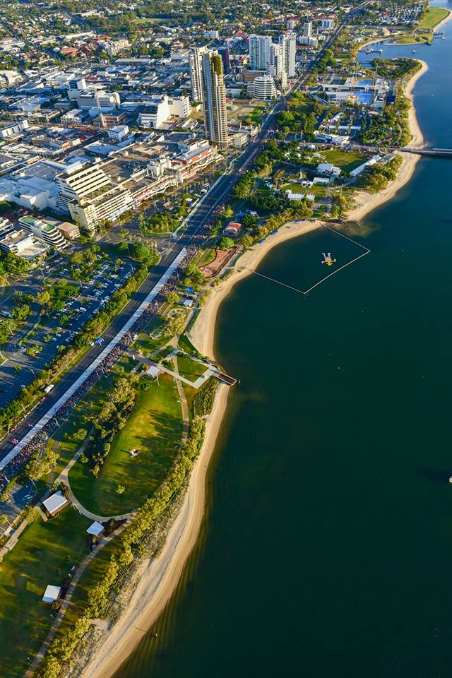 Gold Coast Marathon start and finish place