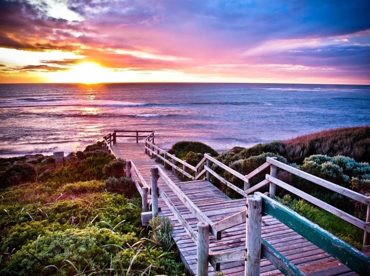 a beach in Margaret River Western Australia