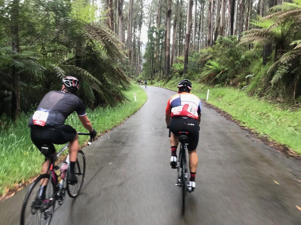 cyclist on the Acheron Way during Giro Della Donna 