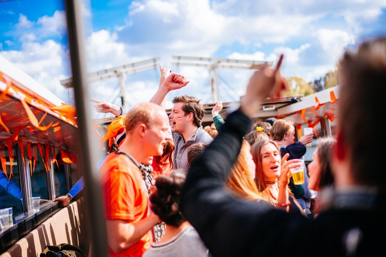 🇳🇱 Kings Day Amsterdam 2023 Night Street Party Koningsdag