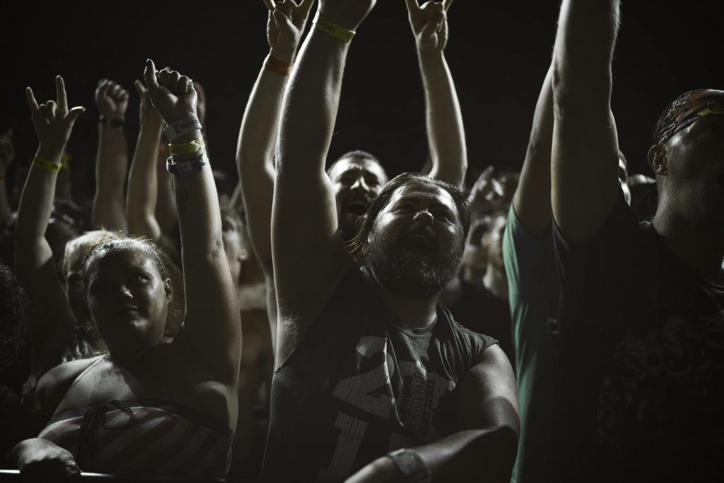 Fans at Rock Fest