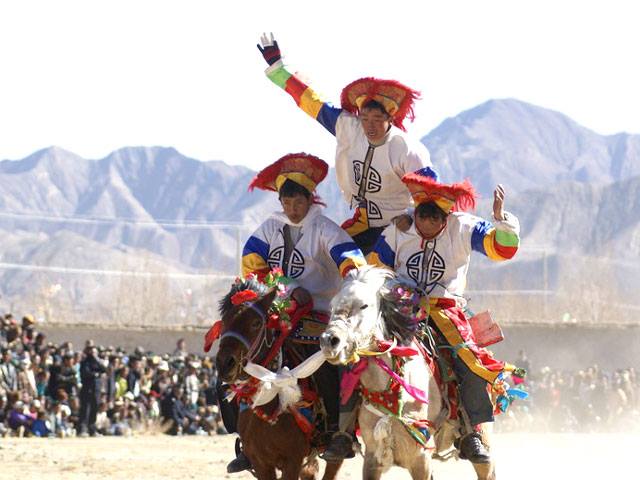 Losar Festival in Tibet, China