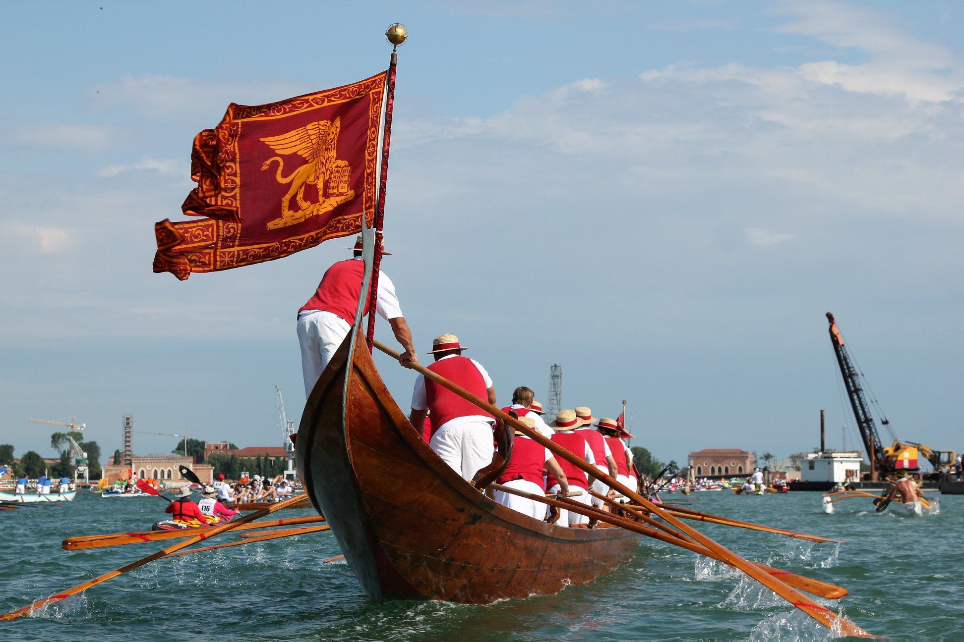 Vogalonga Regatta in Venice, Italy