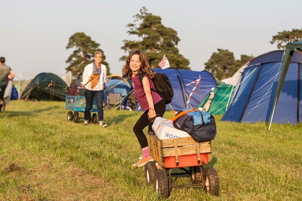 where to stay and camping at Cornbury 