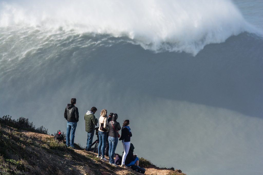 Big wave breaking at Nazaré