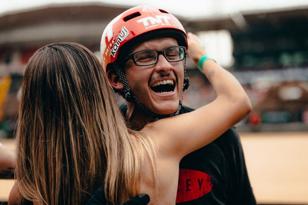 Skateboard Big Air X Games Sydney Skater