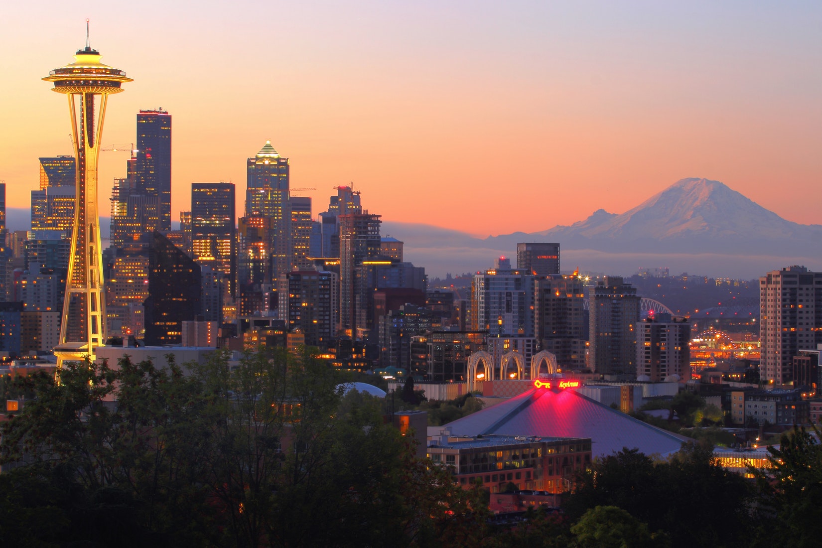 Seattle Space Needle and City Skyline