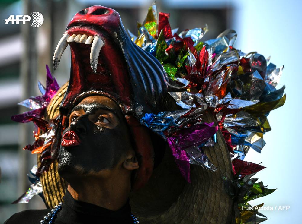 Traditional costumes at the carnival