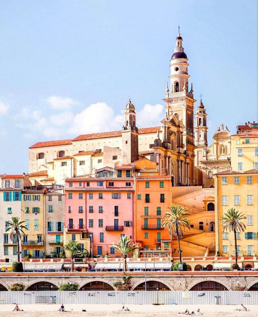 Menton at the French Riviera