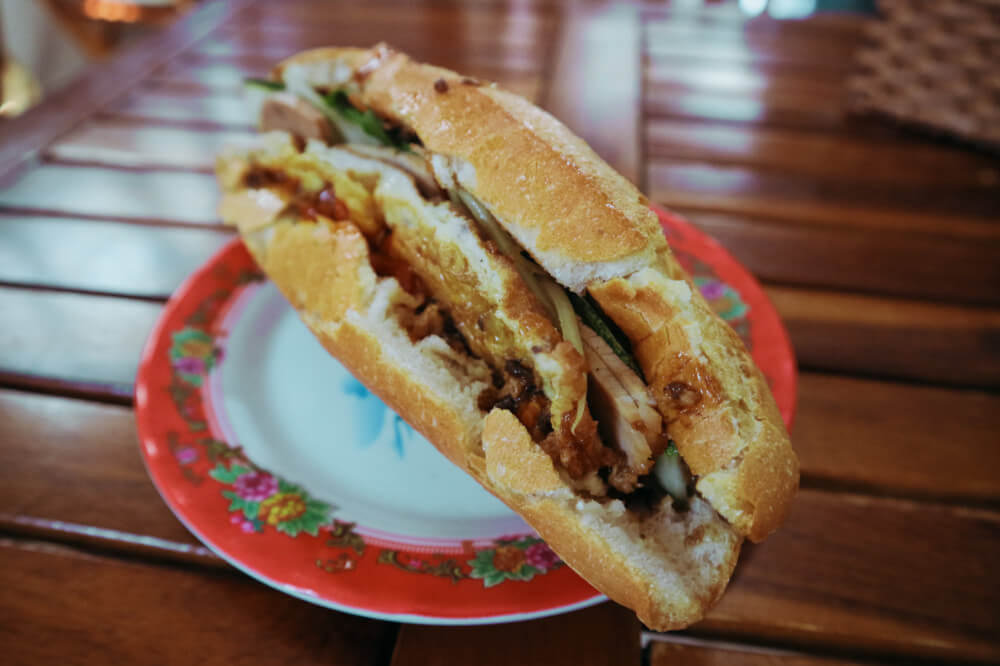 sandwich from banh mi phuong hoi an