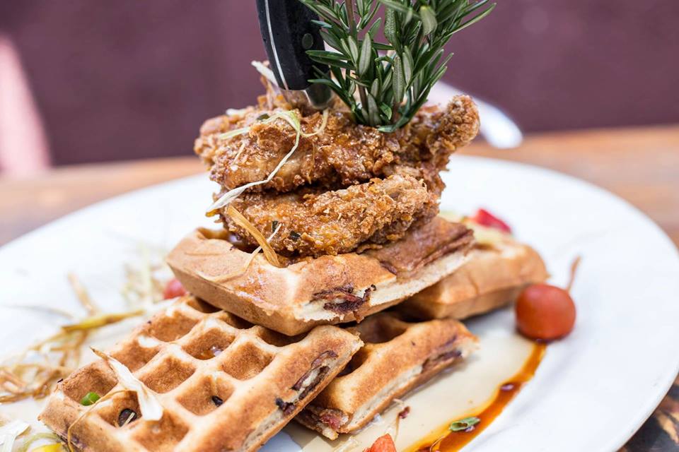 Waffles at Hash House A Go Go 