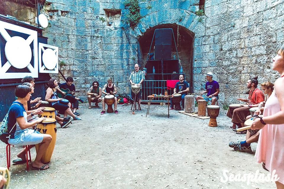 Drumming Workshop at Seasplash Festival