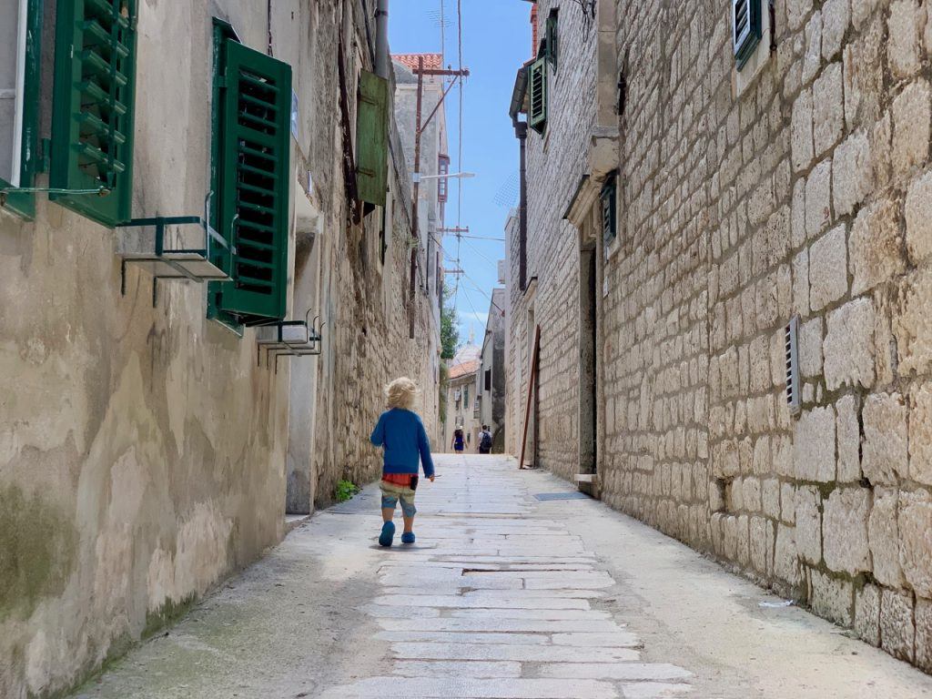 The city of Sibenik can be easily navigated on foot