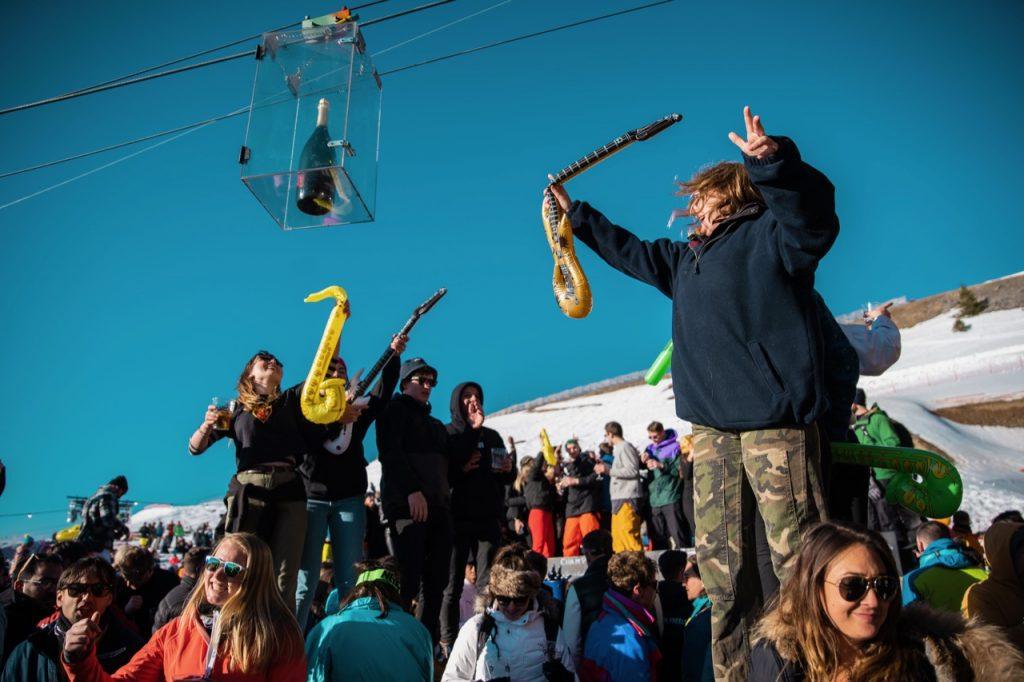 party in Avoriaz at Snowboxx Festival 