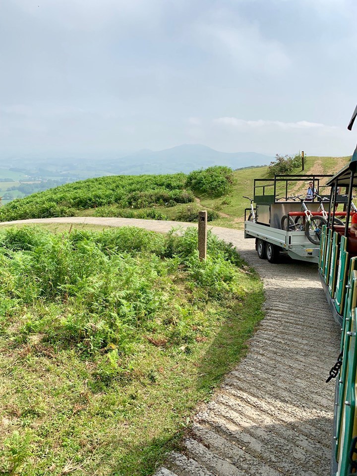 train up mount Baigura in France