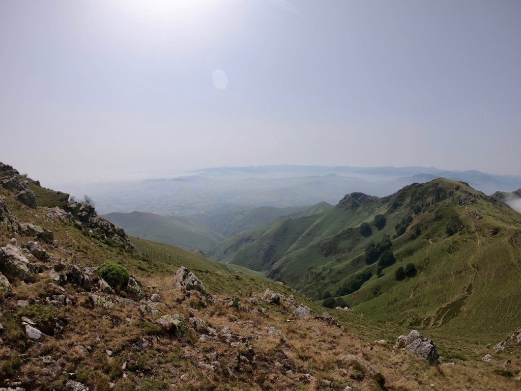 Amazing view over the Pyrenees