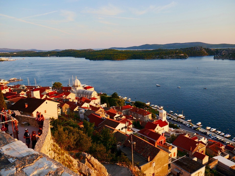 Sibenik fortress city in Croatia