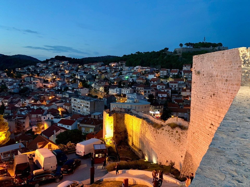 concert in St Michael’s Fortress Sibenik, Croatia