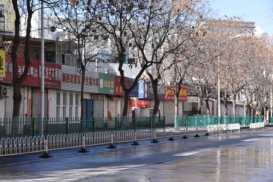 Empty streets of Luoyang during Corona Virus