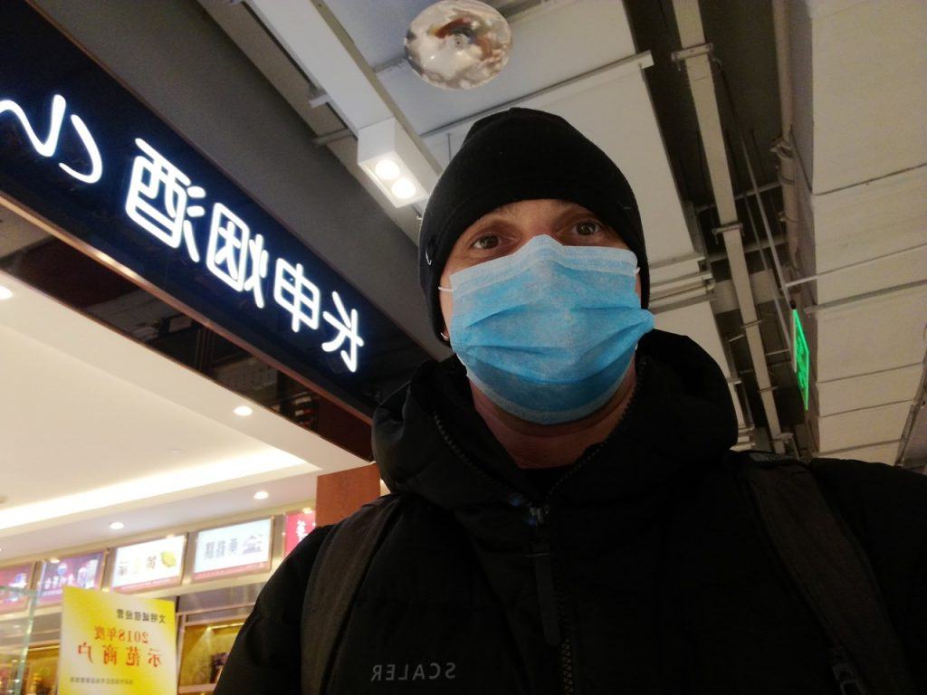 going to the supermarket in China during the Coronavirus