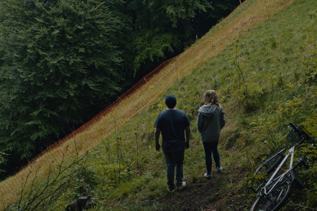 The very steep Coopers Hill in Gloucestershire