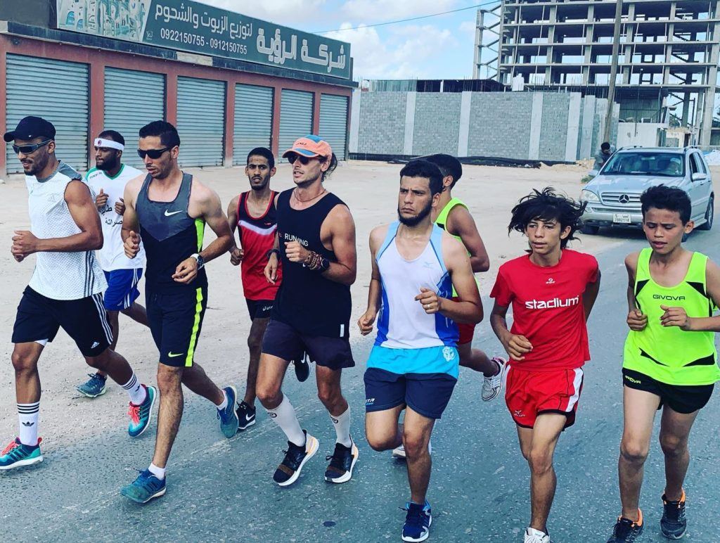 Running with the locals in Libya