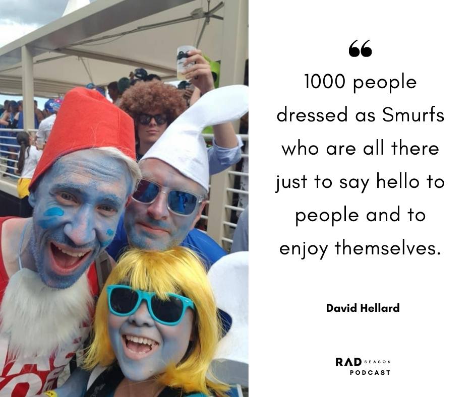 David Hellard smurf run