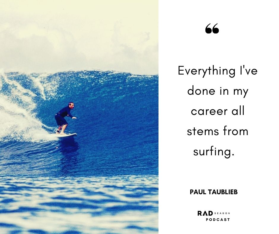 Paul Taublieb surfing in Indo