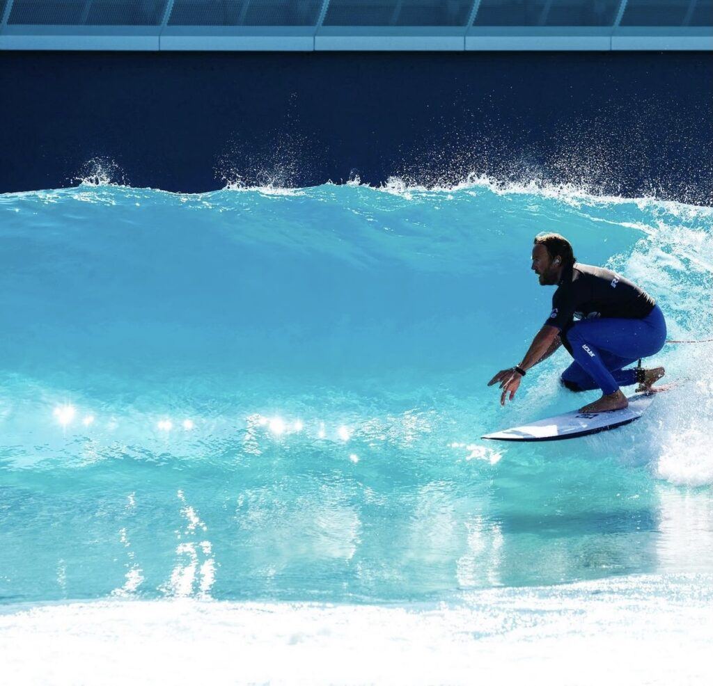 Nick Hounsfield surfing the Wave Bristol